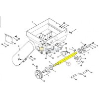 Wał mieszalnika Putzmeister P13
